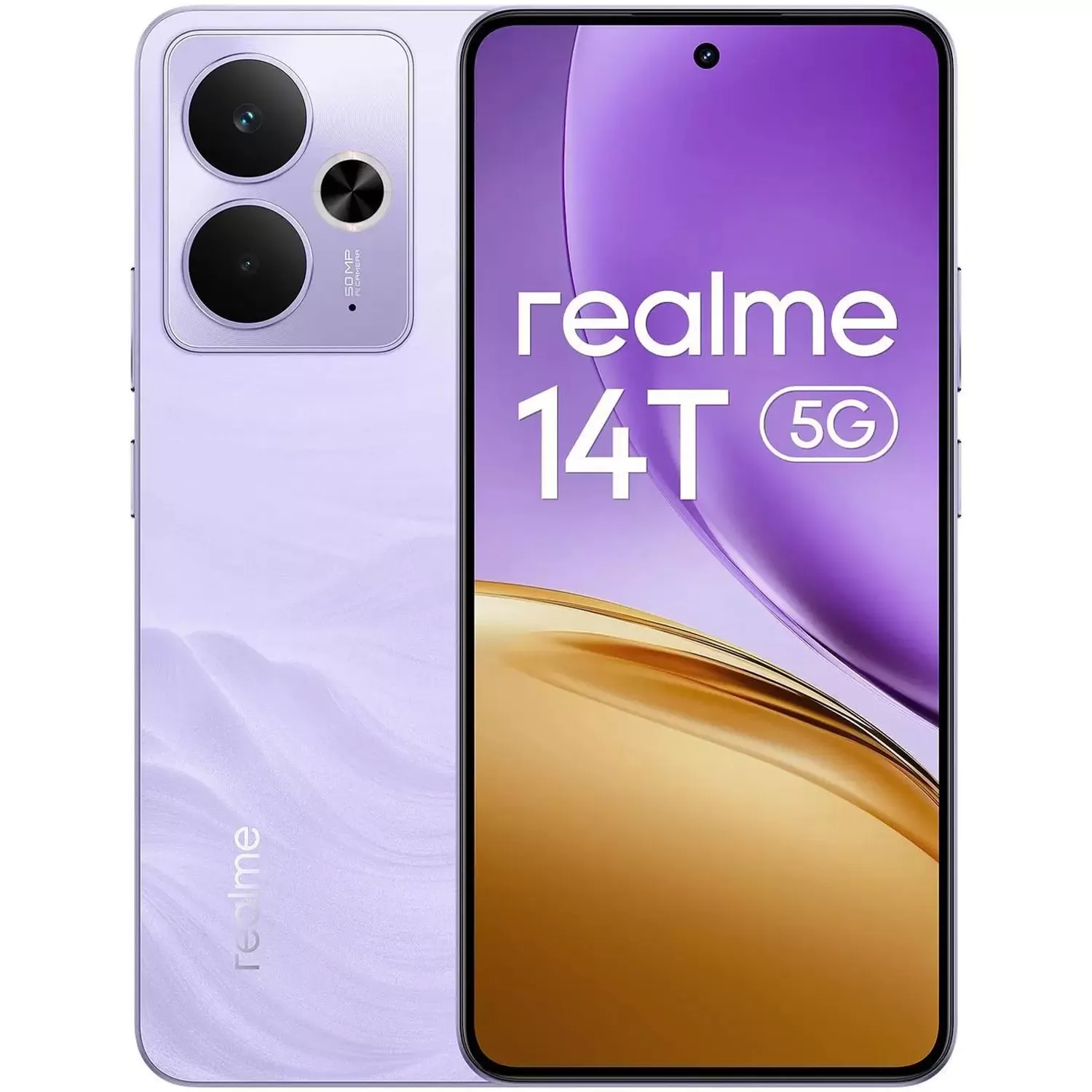 Telefon Mobil Realme 14T  256GB Flash  8GB RAM  Dual SIM  5G  Lightning Purple