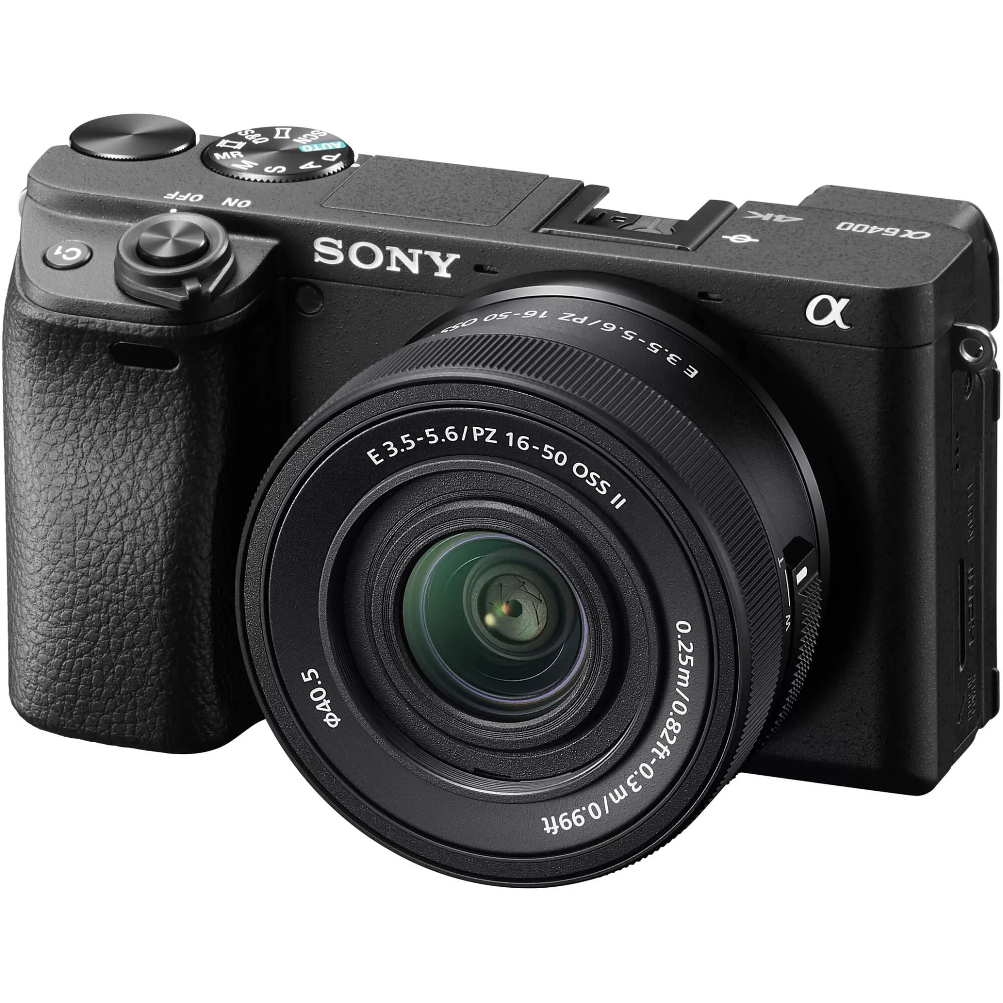 Aparat foto mirrorless Sony A6400 (ILCE6400AMB)  24.2 Mpx + Obiectiv 16 -50mm II  Negru
