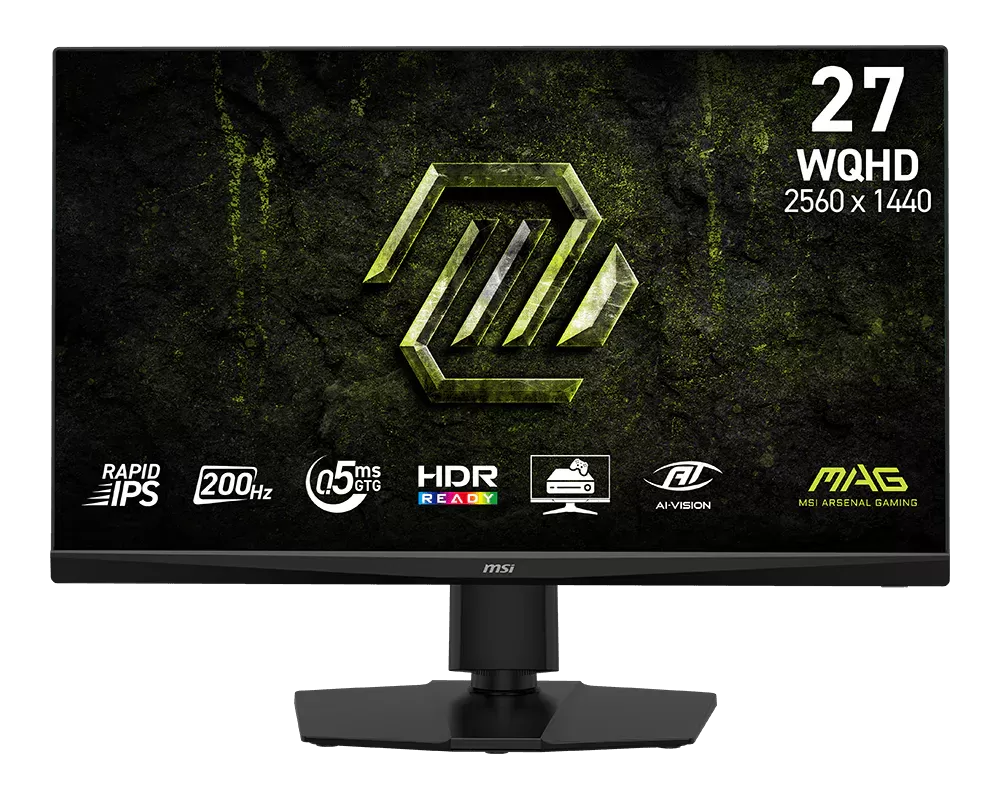 Monitor LED MSI MAG 272QPF E20  27"  WQHD  200Hz  0.5ms  Black