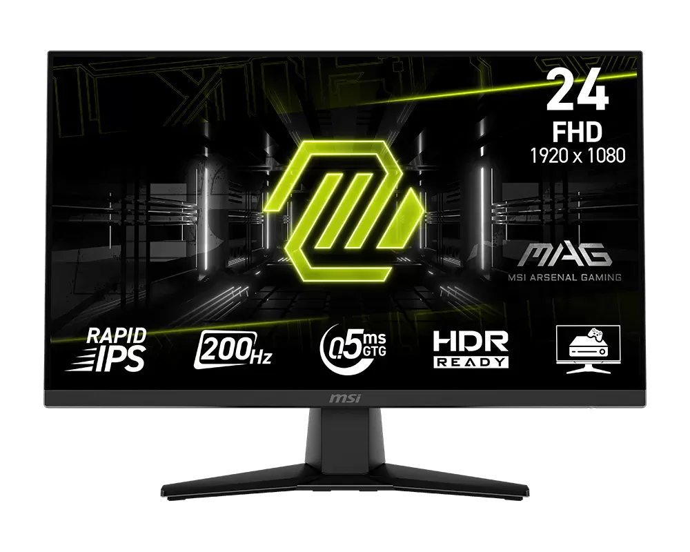 Monitor LED MSI MAG 242F  23.8"  Full HD  200Hz  0.5 ms  Black