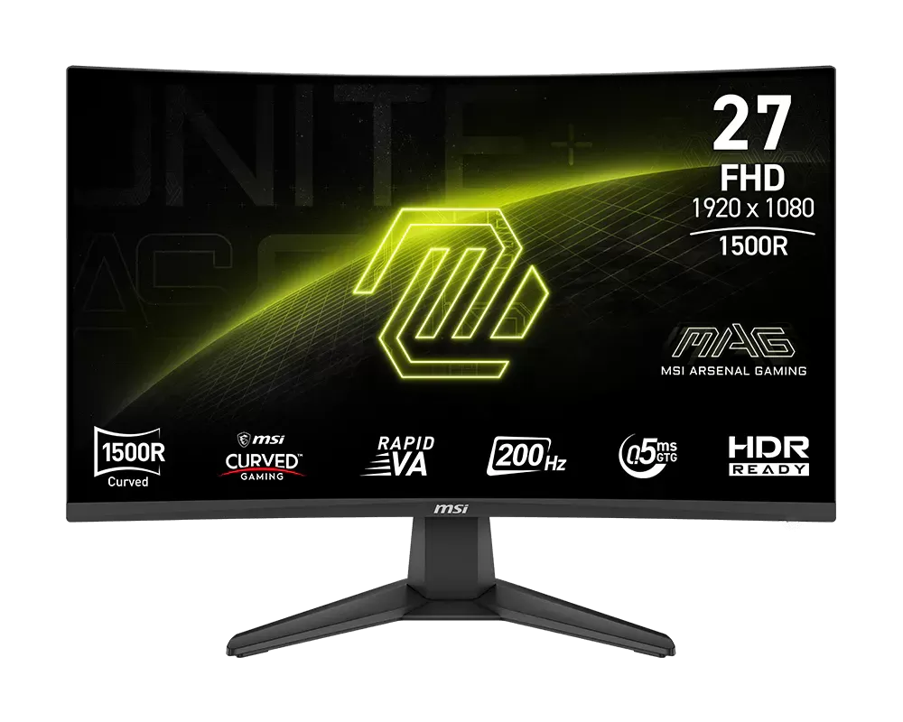 Monitor LED MSI MAG 276CF E20  27"  Curbat  Full HD  200Hz  0.5ms  Black