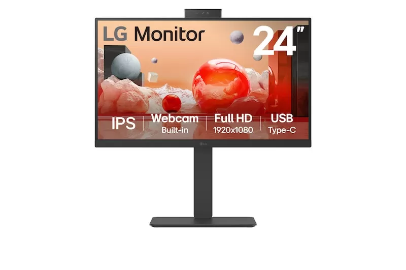 Monitor LED LG 24BA850-B  23.8"  Full HD  100Hz  5ms  Black