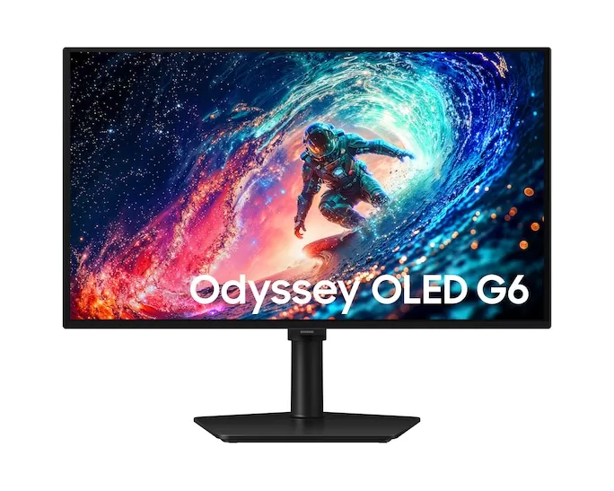 Monitor OLED Samsung Odyssey G6 G61SD LS27HG612SUXEN  27"  QHD  240Hz  0.03ms  Black