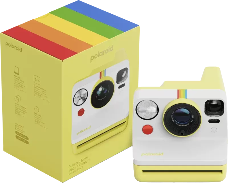 Camera Foto Instant Polaroid Now Gen.3  Galben