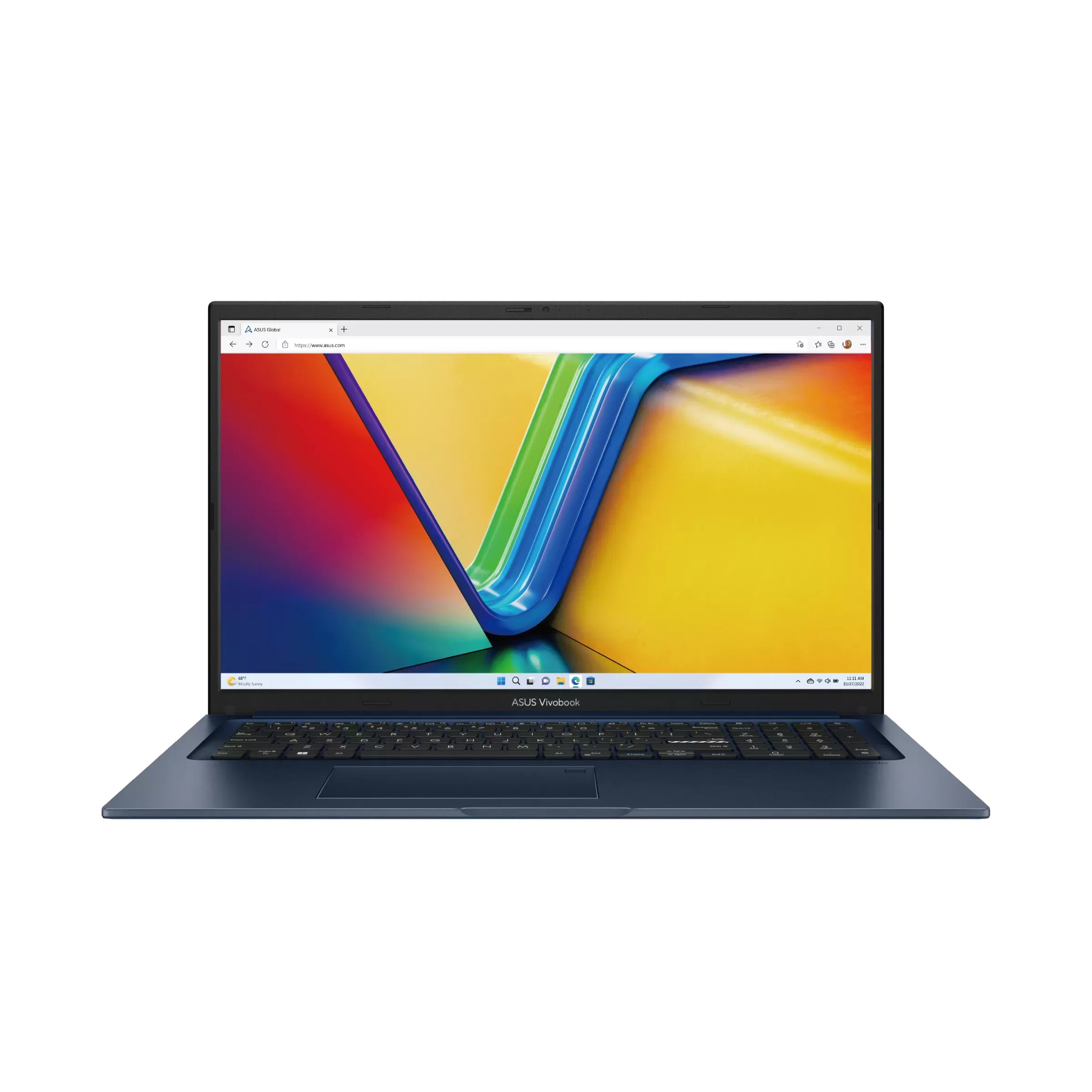 Notebook Asus VivoBook X1704MA 17.3" Full HD Intel Core 7 350 RAM 8GB SSD 512GB No OS Quiet Blue