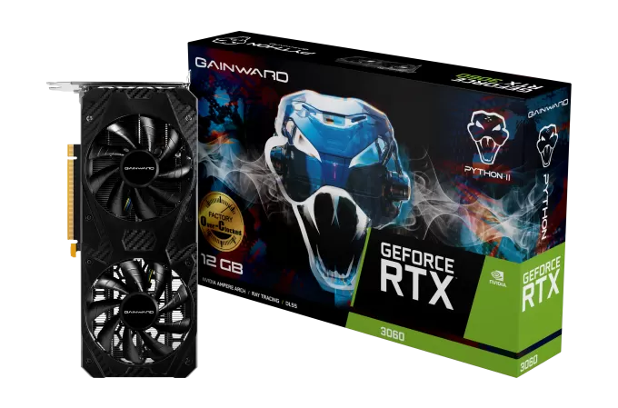 Placa Video Gainward GeForce RTX 3060 Python II OC 12GB GDDR6 192 biti