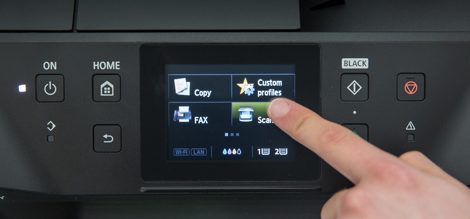 MAXIFY MG5450 touchscreen panel