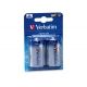 Baterii alkaline R20 Verbatim (2 buc.) 1.5V