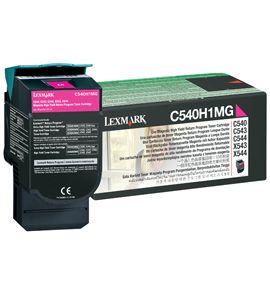 Cartus Laser Lexmark C540H1MG Return Program Magenta de 2.000 pagini pentru C540 C543 C544 X543 X544
