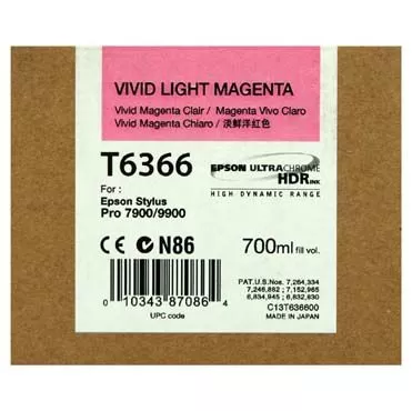 Cartus Inkjet Epson Vivid Light Magenta T636600 UltraChrome HDR 700 ml