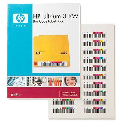 Pachet de etichete cu cod de bare HP Ultrium 3 RW (Q2007A) title=Pachet de etichete cu cod de bare HP Ultrium 3 RW (Q2007A)