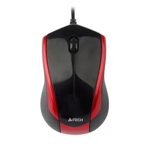 Mouse A4Tech N-400-2 Black-Red