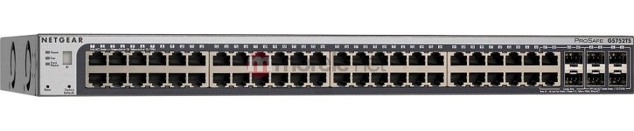 Switch Netgear GS752TSB cu management fara PoE 48x1000Mbps-RJ45 + 4xSFP title=Switch Netgear GS752TSB cu management fara PoE 48x1000Mbps-RJ45 + 4xSFP
