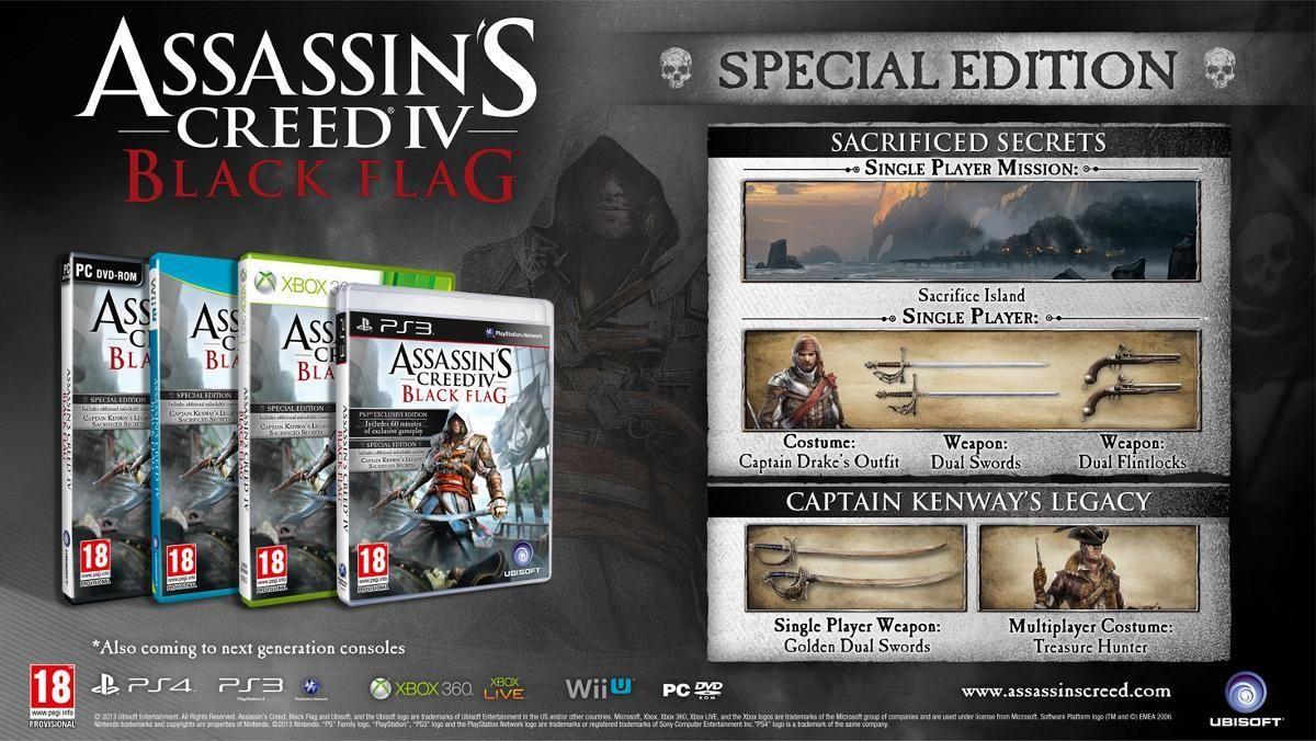 Assassins Creed 4 Black Flag D1 Edition WII U title=Assassins Creed 4 Black Flag D1 Edition WII U