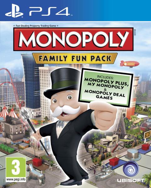Monopoly Family Fun Pack PS4 title=Monopoly Family Fun Pack PS4