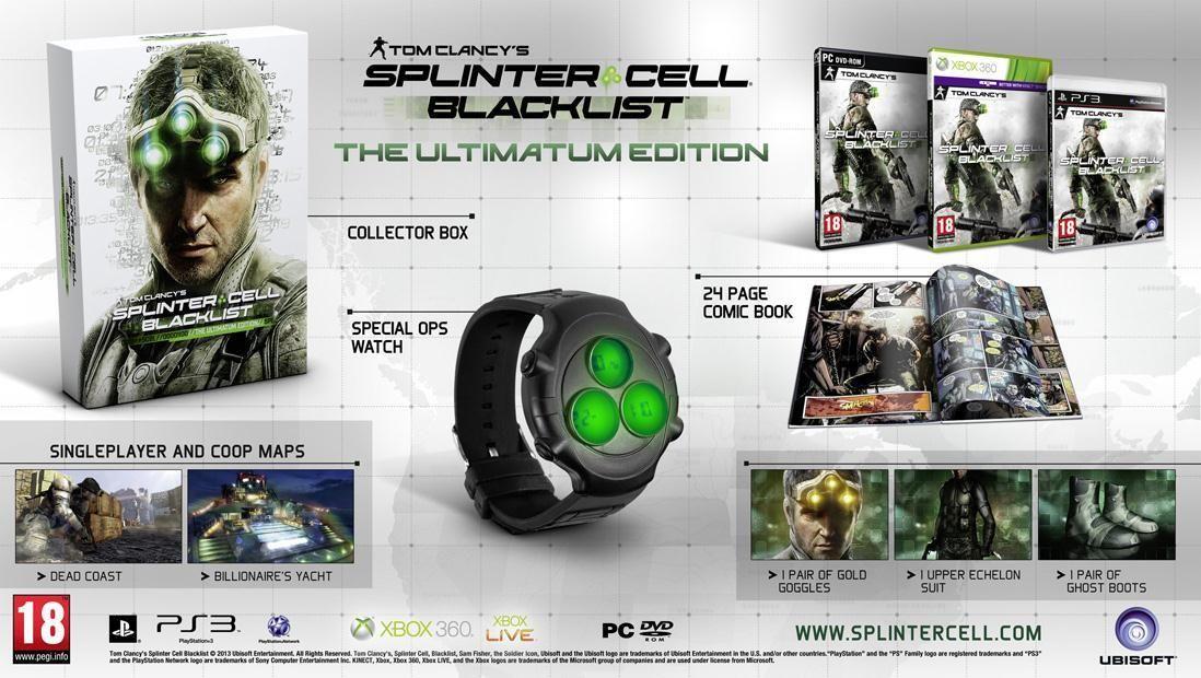 Splinter Cell Black List Ultimatum Edition PS3 title=Splinter Cell Black List Ultimatum Edition PS3