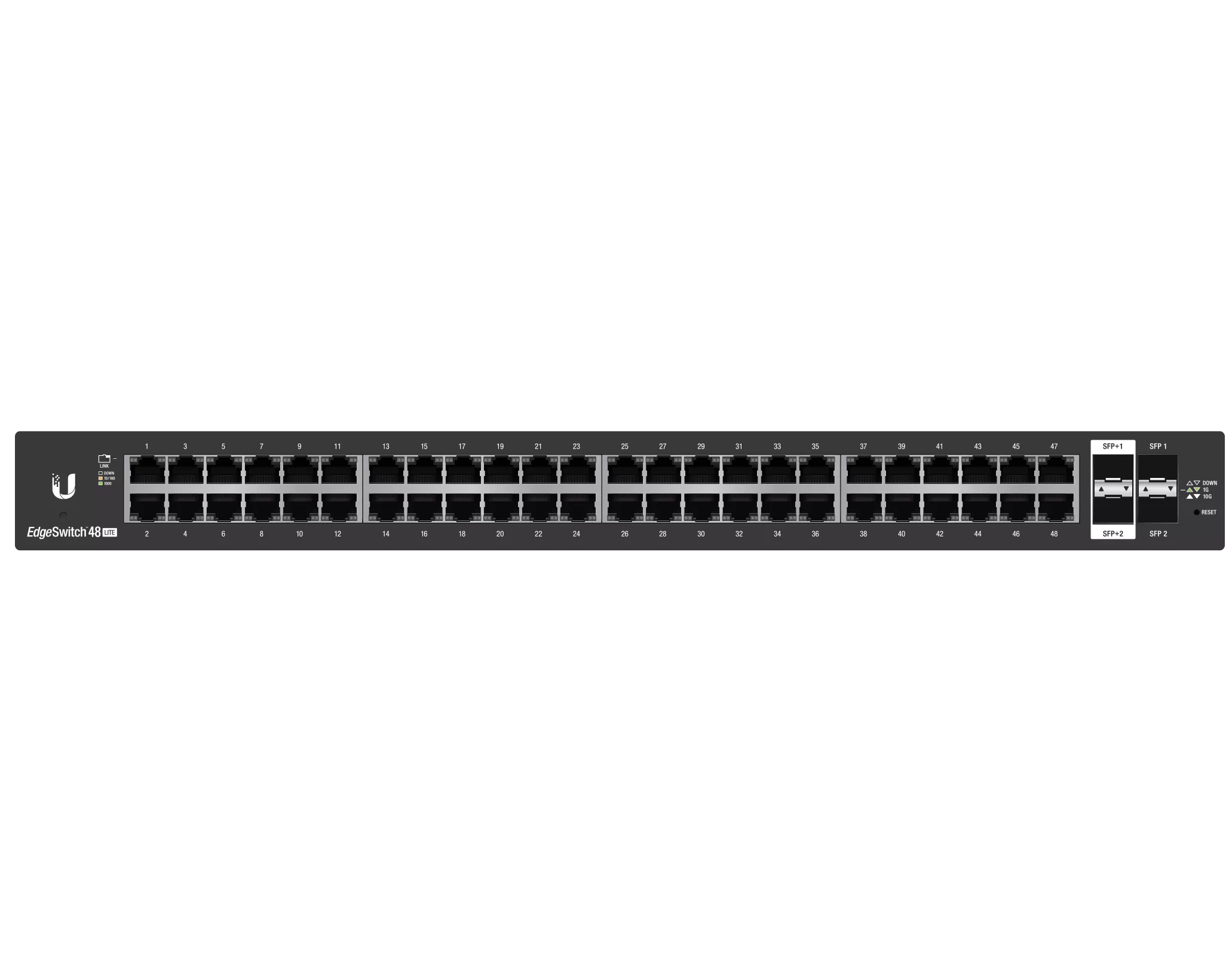 Switch Ubiquiti ES-48-LITE, cu management, fara PoE,  48x1000Mbps + 2xSFP + 2xSFP+