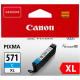 Cartus Inkjet Canon CLI-571C XL, Cyan, 11ml