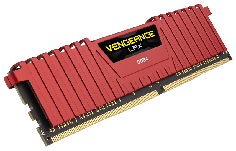 Memorie Desktop Corsair Vengeance LPX 16GB (2 x 8GB) DDR4 3200MHz Red title=Memorie Desktop Corsair Vengeance LPX 16GB (2 x 8GB) DDR4 3200MHz Red