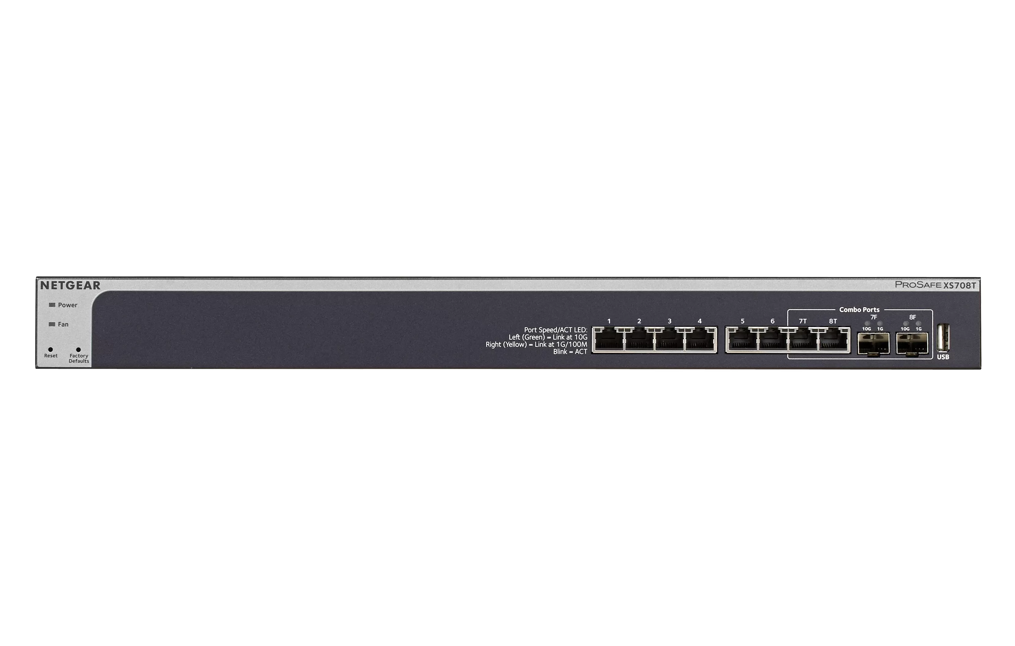 Switch Netgear ProSafe Smart Managed 8-Port 10GbE 2x SFP+