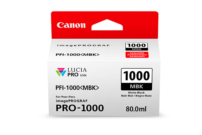 Cartus inkjet Canon PFI1000MBK Black Mate