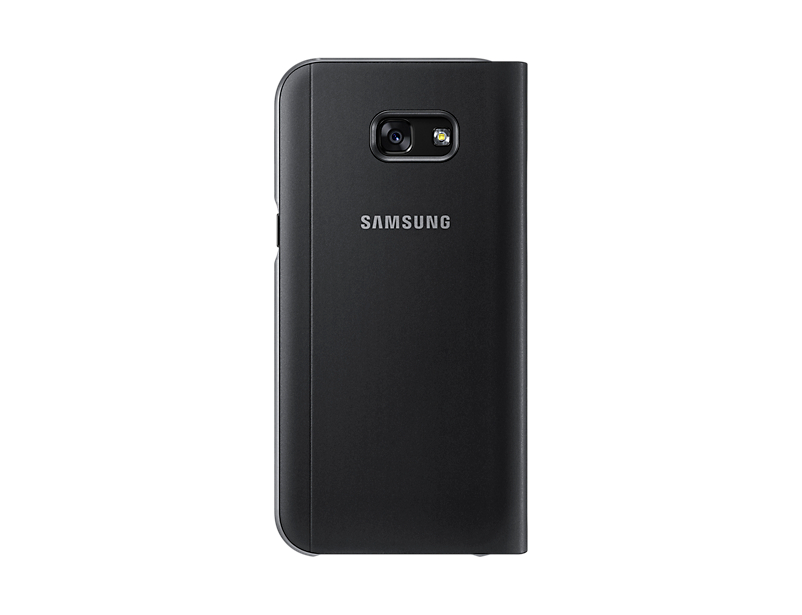 Husa Samsung S-View Cover pentru Galaxy A5 2017 (A520) Negru