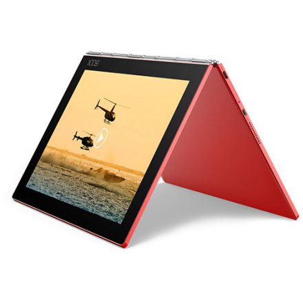 Tableta Lenovo Yoga Book YB1-X91F 10.1 Intel Atom X5-Z8550 128GB Flash 4GB RAM Windows 10 Pro Red title=Tableta Lenovo Yoga Book YB1-X91F 10.1 Intel Atom X5-Z8550 128GB Flash 4GB RAM Windows 10 Pro Red