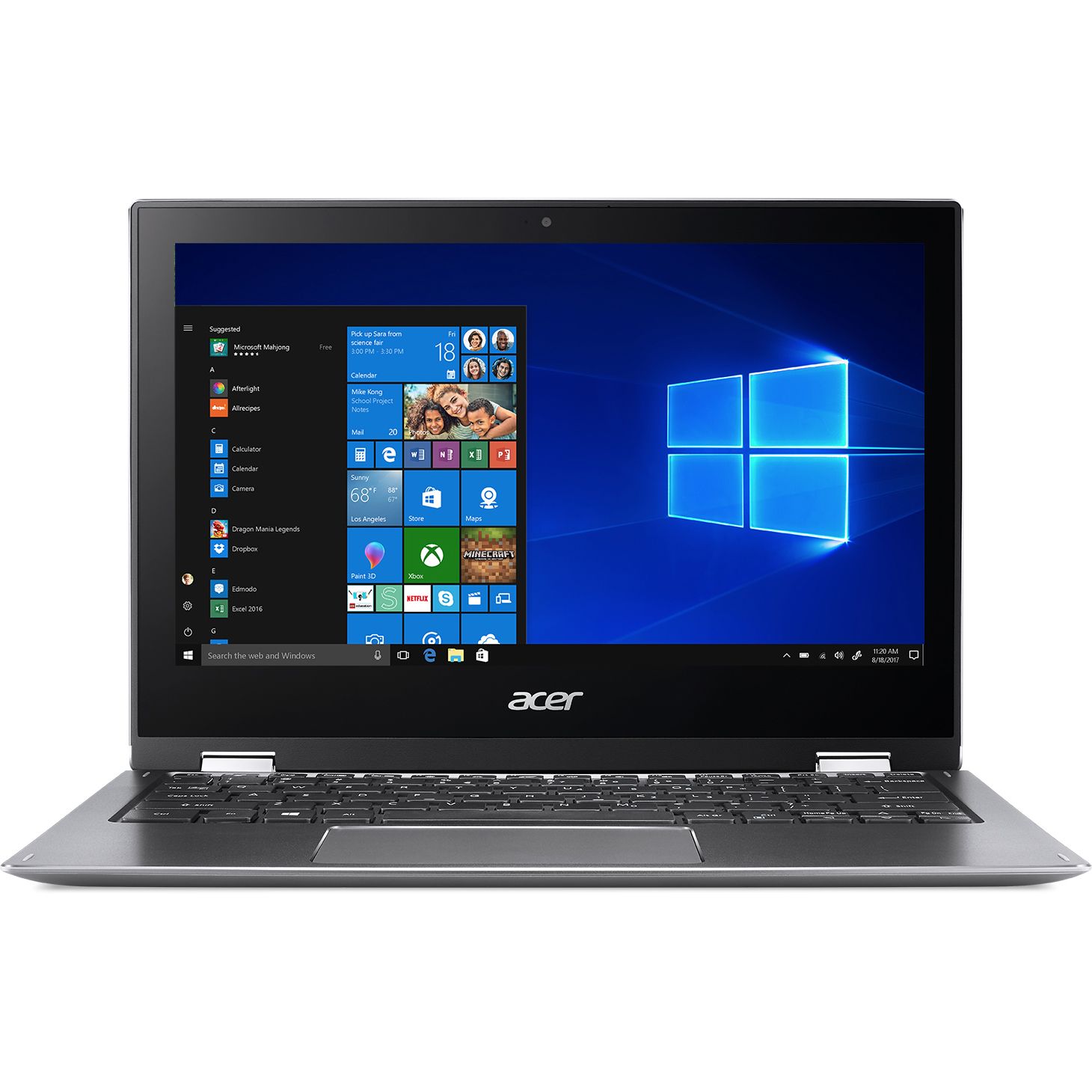 Ultrabook Acer Spin SP111-32N 11.6 Full HD Touch Intel Celeron N3350 RAM 4GB eMMC 64GB Windows 10 S Gri title=Ultrabook Acer Spin SP111-32N 11.6 Full HD Touch Intel Celeron N3350 RAM 4GB eMMC 64GB Windows 10 S Gri