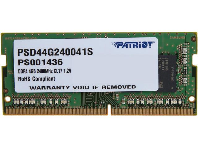 Memorie Notebook Patriot Signature PSD44G240041S 4GB DDR4 2400MHz CL17