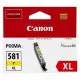 Cartus Inkjet Canon CLI-581Y XL, Yellow, 8.3ml