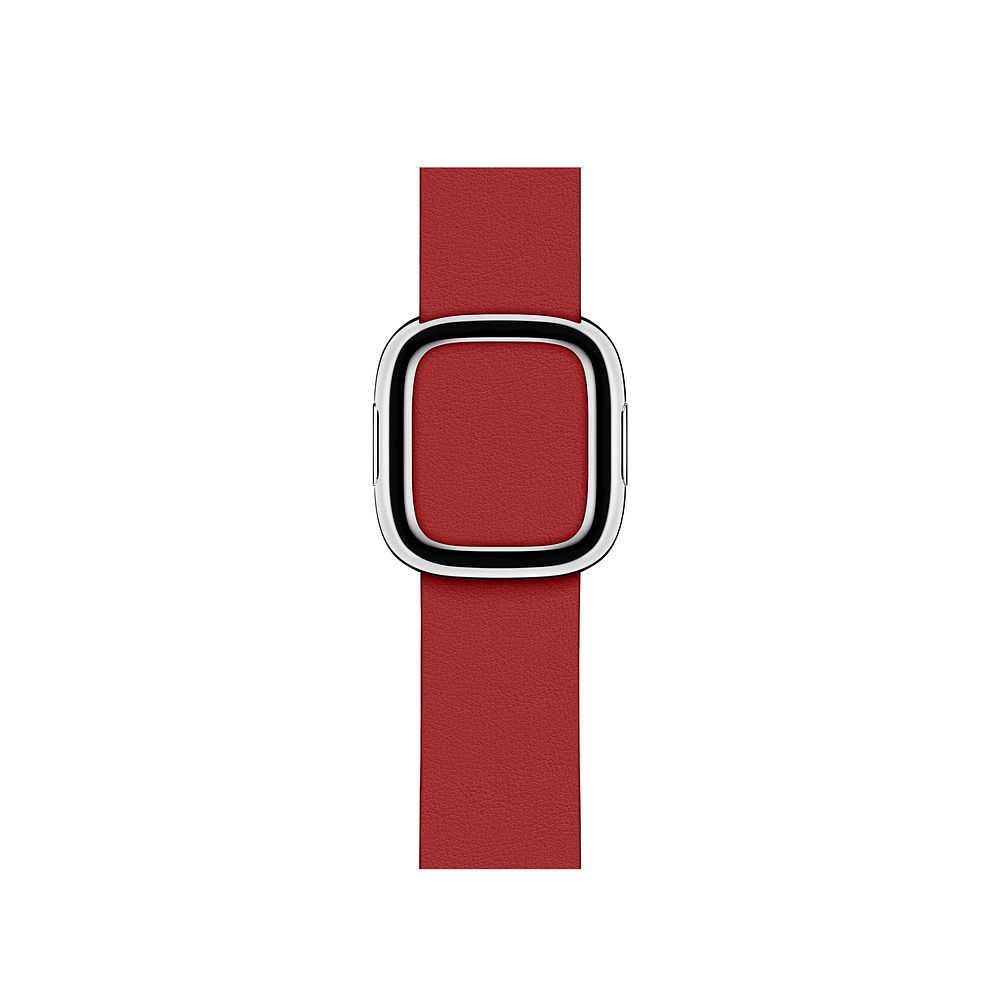 Curea Smartwatch Apple pentru Apple Watch Series 4 40mm Red Modern Buckle Band - Small