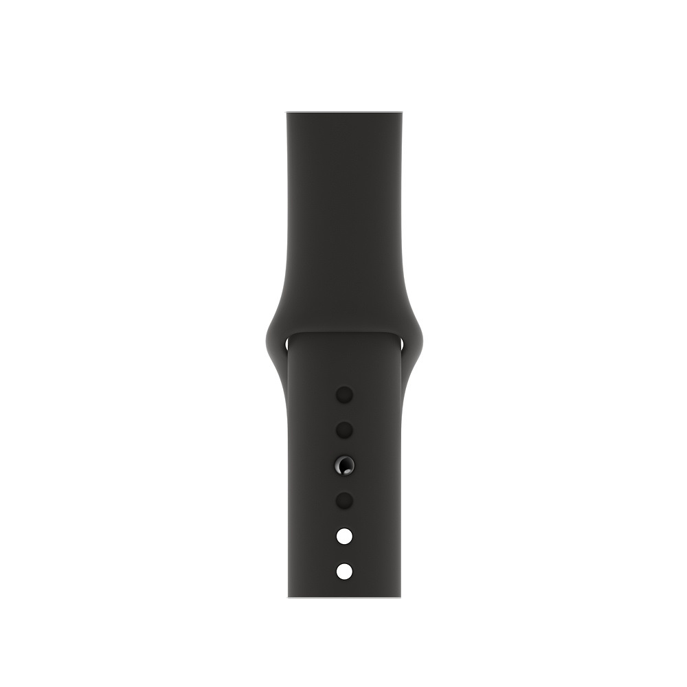 Curea Smartwatch Apple pentru Apple Watch Series 4 40mm Black Sport Band - S/M & M/L