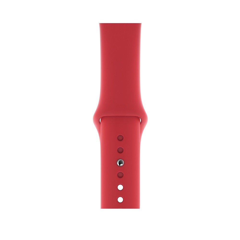 Curea Smartwatch Apple pentru Apple Watch Series 4 44mm Red Sport Band - S/M & M/L