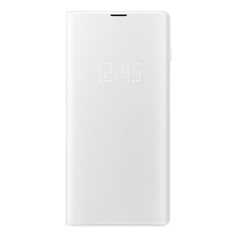 Husa Samsung LED View Cover pentru Galaxy S10 Plus (G975F) White