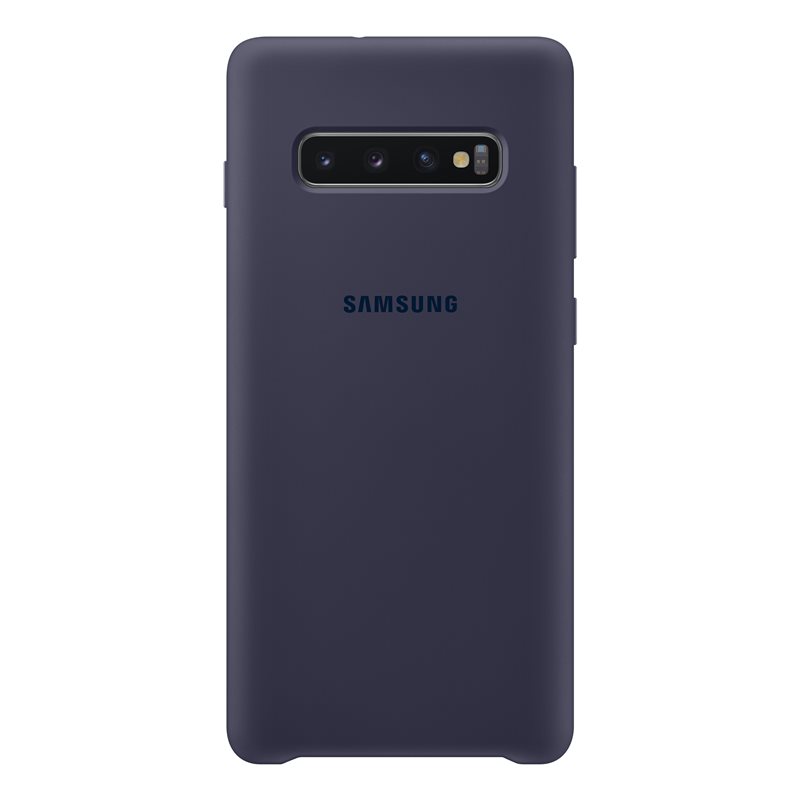 Capac protectie spate Samsung Silicone Cover pentru Galaxy S10 Plus (G975F) Bleumarin