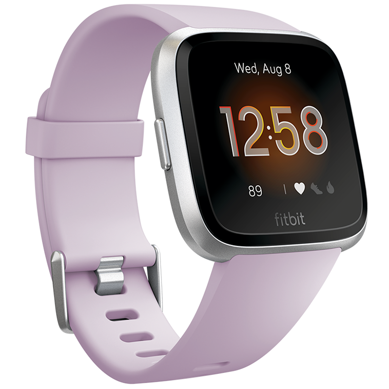 Smartwatch Fitbit Versa Lite - Lilac/Silver Aluminum