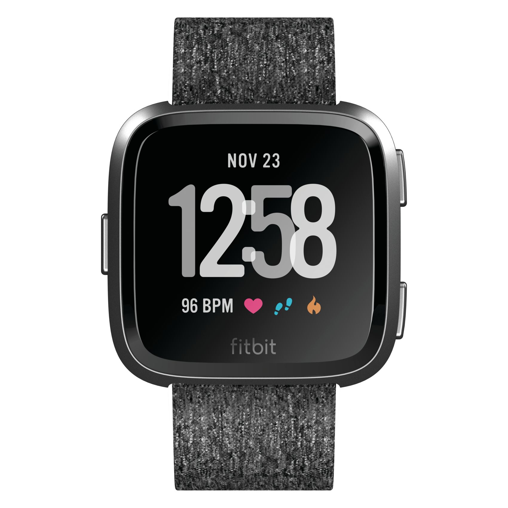 Smartwatch Fitbit Versa (NFC) - Charcoal Woven