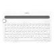 Tastatura Logitech K480 Multi Device, White, Layout DE