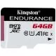 Card de memorie Kingston Endurance, 64GB MicroSDXC, UHS-I