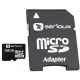 Card de memorie Serioux MicroSDHC, 128GB, Clasa 10  + adaptor