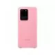Capac protectie spate Samsung Silicone Cover pentru Galaxy S20 Ultra, Pink