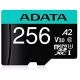 Card memorie A-Data Premier Pro microSDXC/SDHC, 256GB, UHS-I U3 + adaptor