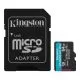 Card de memorie Kingston Canvas Go! Plus, 64GB MicroSD, UHS-I + adaptor