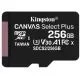 Card de memorie Kingston Canvas Select Plus, 256GB MicroSD, UHS-I