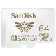 Card de memorie Sandisk Micro SDXC pentru Nintendo Switch, 64GB, Clasa 10 UHS-I