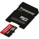 Card de memorie Transcend TS16GUSDU1, 16GB Micro SDHC, Clasa 10 UHS-I + adaptor