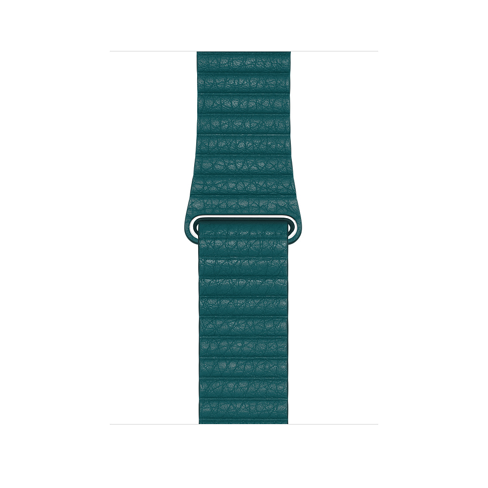 Curea Smartwatch Apple pentru Apple Watch 44/42mm Peacock Leather Loop - Large