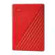 Hard Disk Extern Western Digital My Passport, 2TB, USB 3.2, Red