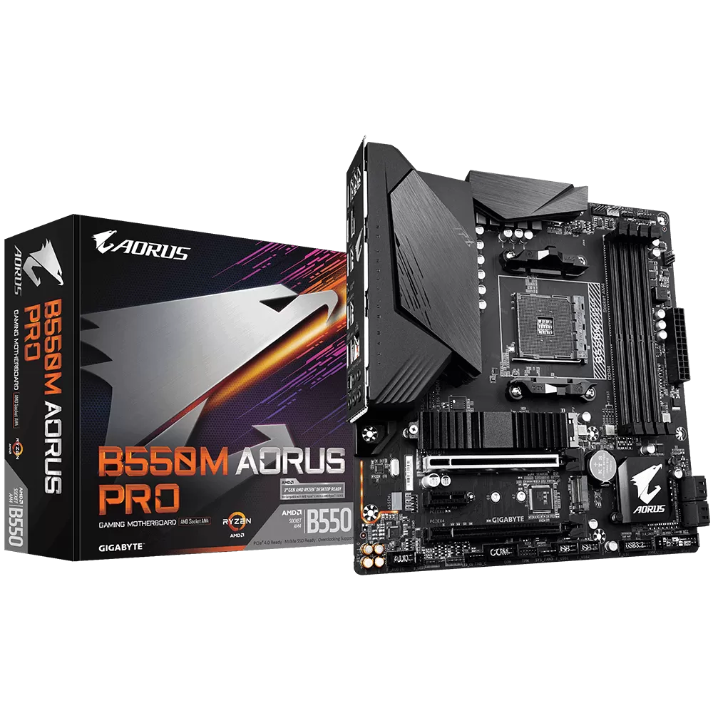 Placa de baza Gigabyte B550M AORUS PRO, Socket AM4