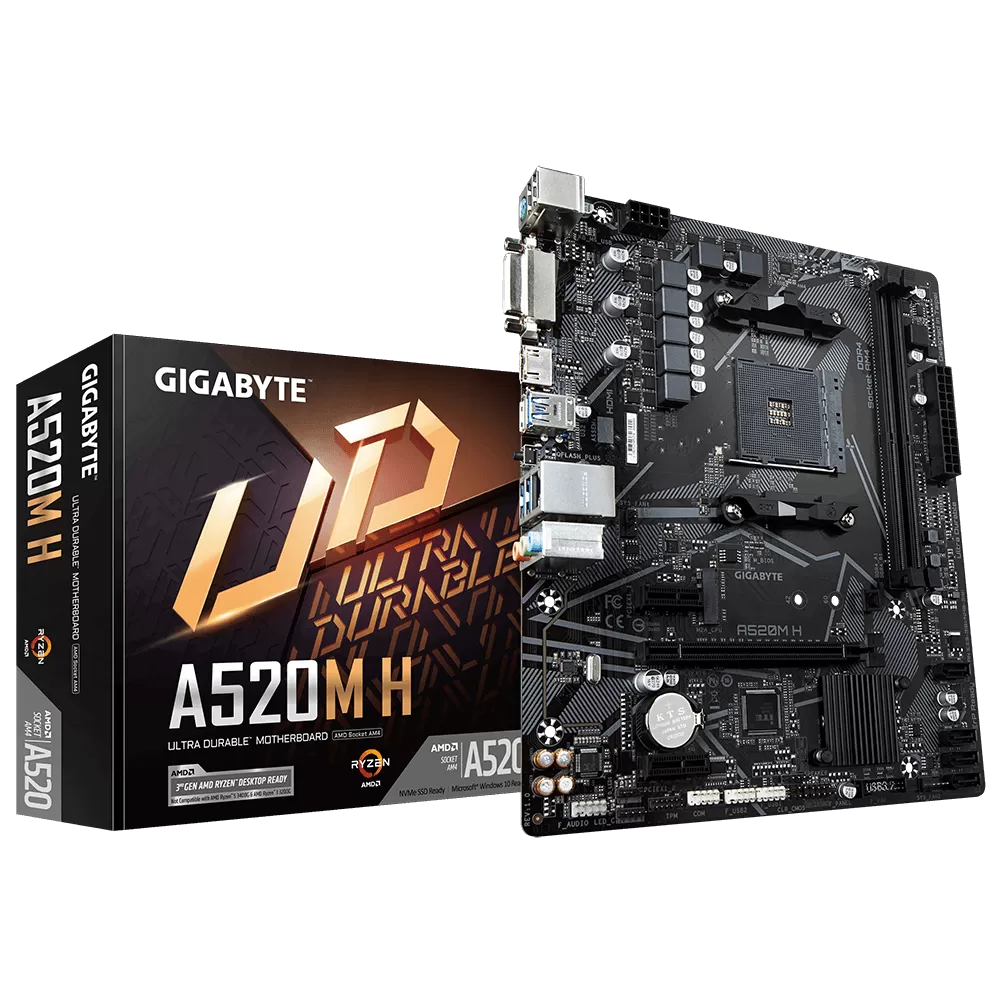 Placa de baza Gigabyte A520M H, Socket AM4